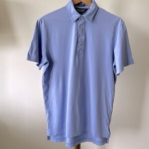 POLO GOLF Ralph Lauren Vintage Lisle Line Size Medium French Blue